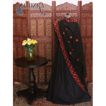 PHULKARI-BLACK EPITOME/MAGENTA